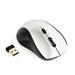 GEMBIRD Myš MUSW-4B-02-BS, černo-stříbrná, bezdrátová, USB nano receiver