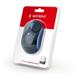GEMBIRD Myš MUSW-4B-03-B, černo-modrá, bezdrátová, USB nano receiver