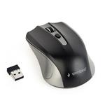 GEMBIRD Myš MUSW-4B-04-GB, šedo-černá, bezdrátová, USB nano receiver