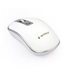 GEMBIRD myš MUSW-4B-06, bílo-stříbrná, bezdrátová, USB nano receiver MUSW-4B-06-WS