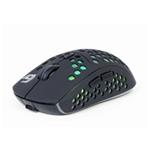 GEMBIRD myš RAGNAR WRX500, černá, bezdrátová, podsvícená, 1600DPI, USB nano receiver MUSG-RAGNAR-WRX500
