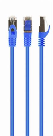 Gembird patch kábel S/FTP Cat. 6A LSZH, 3 m, modrý PP6A-LSZHCU-B-3M