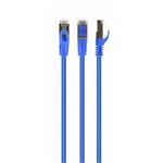 Gembird patch kábel S/FTP Cat. 6A LSZH, 3 m, modrý PP6A-LSZHCU-B-3M