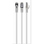 GEMBIRD Patch kabel S/FTP Cat. 6A LSZH, bílý, 3 m