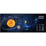 GEMBIRD Podložka pod myš látková Solar System, herní, 350 x 900 MP-SOLARSYSTEM-XL-01