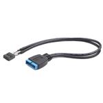 Gembird predlžovací kábel USB PIN HEADER USB 3.0 19pin -> USB 2.0 9pin, 30cm