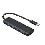 GEMBIRD Rozbočovač USB 3.1 (Gen 1) typu C Gembird, 4portový UHB-CM-U3P4P-01