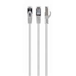 Gembird S/FTP Cat 6A propojovací kabel LSZH, bílý, 10m PP6A-LSZHCU-W-10M