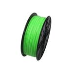 GEMBIRD Tisková struna (filament) PLA, 1,75mm, 1kg, fluorescentní, zelená 3DP-PLA1.75-01-FG