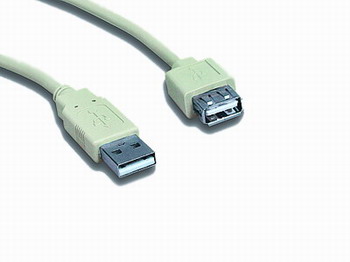 Gembird USB 2.0 extension cable, 0.75 m, black
