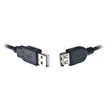 Gembird USB 2.0 kábel A-A predlžovací 75cm čierny