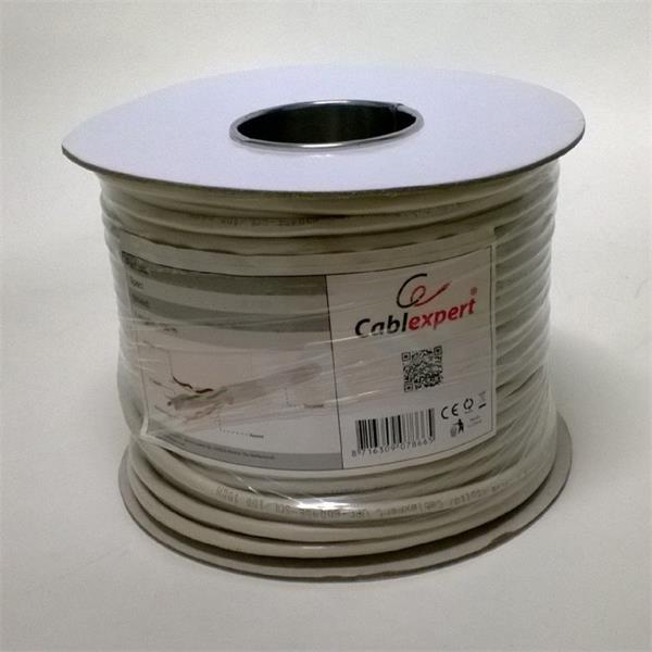 Gembird UTP instalační kabel, cat. 5, CCA 100m (role), šedý UPC-5004E-SOL/100