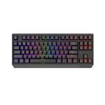 GENESIS herní klávesnice THOR 230/TKL/RGB/Outemu Red/Bezdrátová USB + Bluetooth/US layout/Černá NKG-2106