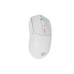Genesis herní myš ZIRCON 500/Herní/Optická/10 000DPI/Bezdrátová USB + Bluetooth/Bílá NMG-2114