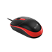 Genius DX-123 Myš, drátová, optická, 1200DPI, 3 tlačítka, USB, černo-červená 31010033406