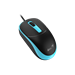 Genius DX-123 Myš, drátová, optická, 1200DPI, 3 tlačítka, USB, černo-modrá 31010033405