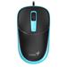 GENIUS DX-123 Ocean Blue/ drátová/ 1200 dpi/ USB/ černomodrá 31010033401