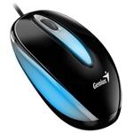 Genius DX-Mini / Myš, drátová, optická, 1000DPI, 3 tlačítka, USB, RGB LED, černá 31010025404