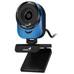GENIUS FaceCam 1000X Q Blue/ 720p HD/ 360° rotace/ 90° náklon/ USB2.0/ UVC/ mikrofon/ modrá 32200009401