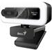GENIUS FaceCam Light/ 2M 1080P/ LED světlo/ kryt soukromí/ USB-C/ USB/ UVC/ mikrofon/ černá 32200010400