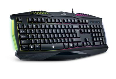 GENIUS GX GAMING Scorpion K220/ Herní drátová klávesnice/ podsvícená/ USB/ černá/ CZ+SK layout 31310475105