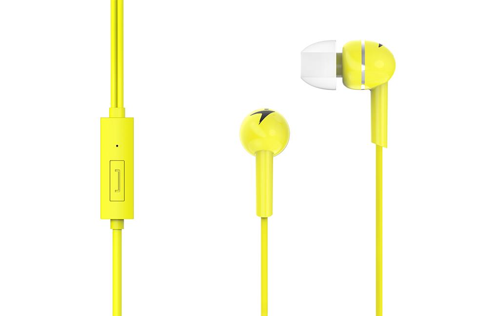 Genius Headphones HS-M300 (with microphone) Yellow 31710006405