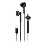 Genius HS-M366, slúchadlá s mikrofónom, čierna, 360&deg;rotačný klip, USB Type-C 31710033400