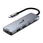 GENIUS hub UH-500/ USB-C/ HDMI/ 2x USB3.0/ USB-C/ 100W PD/ šedý 31240003400
