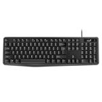 Genius KB-117, klávesnica US, klasická, vode odolná typ drôtová (USB), čierna, nie 31310016400