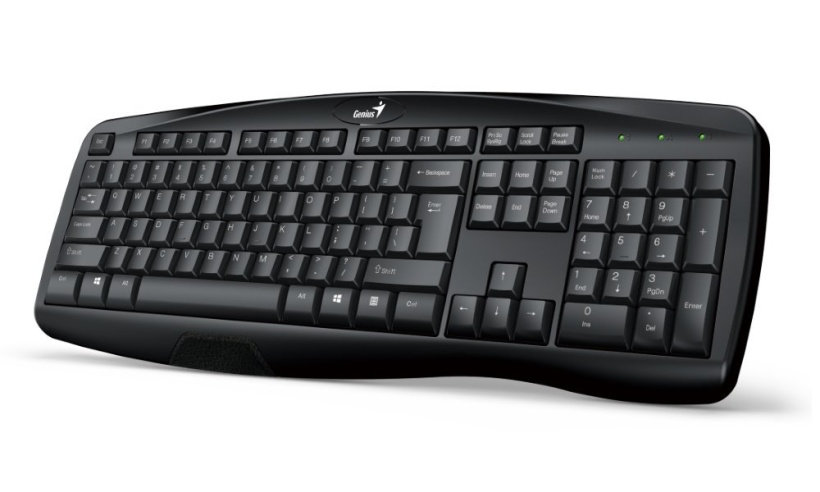 GENIUS KB-128/ Drátová/ USB/ černá/ CZ+SK layout/ SmartGenius App 31300001403
