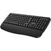 GENIUS KB-7123/ bezdrátová 2,4GHz/ ergo předložka/ Copilot/ mini receiver/ USB/ černá/ CZ+SK layout 31320007403