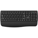 GENIUS KB-7123/ bezdrátová 2,4GHz/ ergo předložka/ Copilot/ mini receiver/ USB/ černá/ CZ+SK layout 31320007403