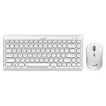 Genius LuxeMate Q8000, sada klávesnice s bezdrôtovou optickou myšou, 4x AAA, CZ/SK, klasická, guľat 31340013412