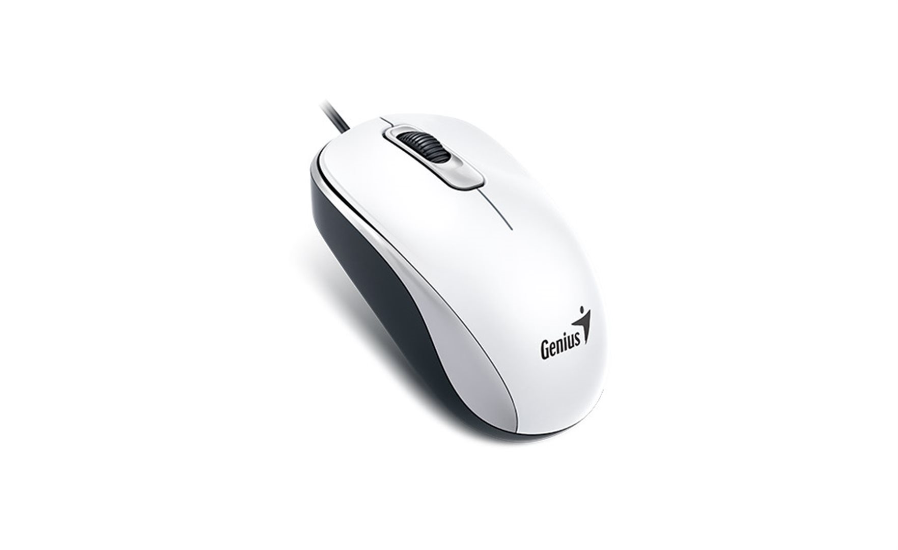 Genius Myš DX-110, optická, 3tl., 1 koliesko, drôtová (USB), biela, 1000DPI