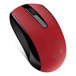 Genius Myš Eco-8100, 1600DPI, 2.4 [GHz], optická, 3tl., bezdrôtová USB, červená, Intergrovaná 31030010413