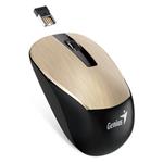 Genius Myš NX-7015, 1600DPI, 2.4 [GHz], optická, 3tl., bezdrôtová USB, zlatá, AA 31030019402