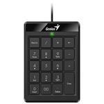 GENIUS NumPad 110/ Drátová/ USB/ slim design/ černá 31300016400