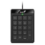 Genius NumPad 110, numerická klávesnica numerická, drôtová (USB), čierna, nie 31300016400