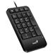 GENIUS NumPad 125/ Drátová/ USB-C/ Copilot/ slim design/ předložka/ černá 31300019401