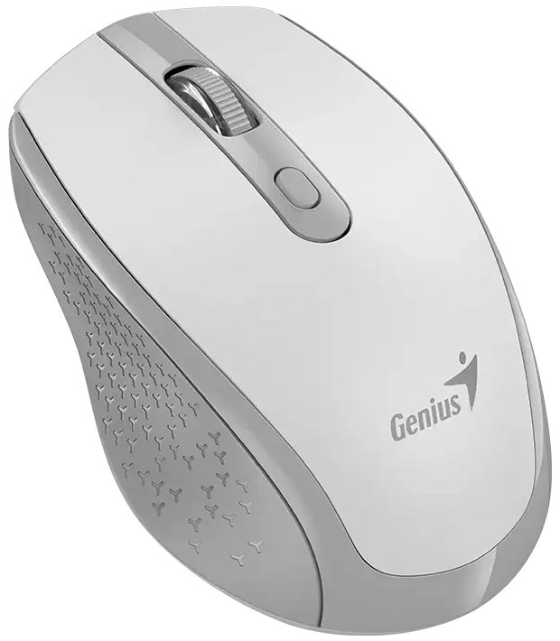 GENIUS NX-8040S WhiteGrey/ 1600 dpi/ bezdrátová/ 2,4GHz/ tichá/ bílošedá 31030055401