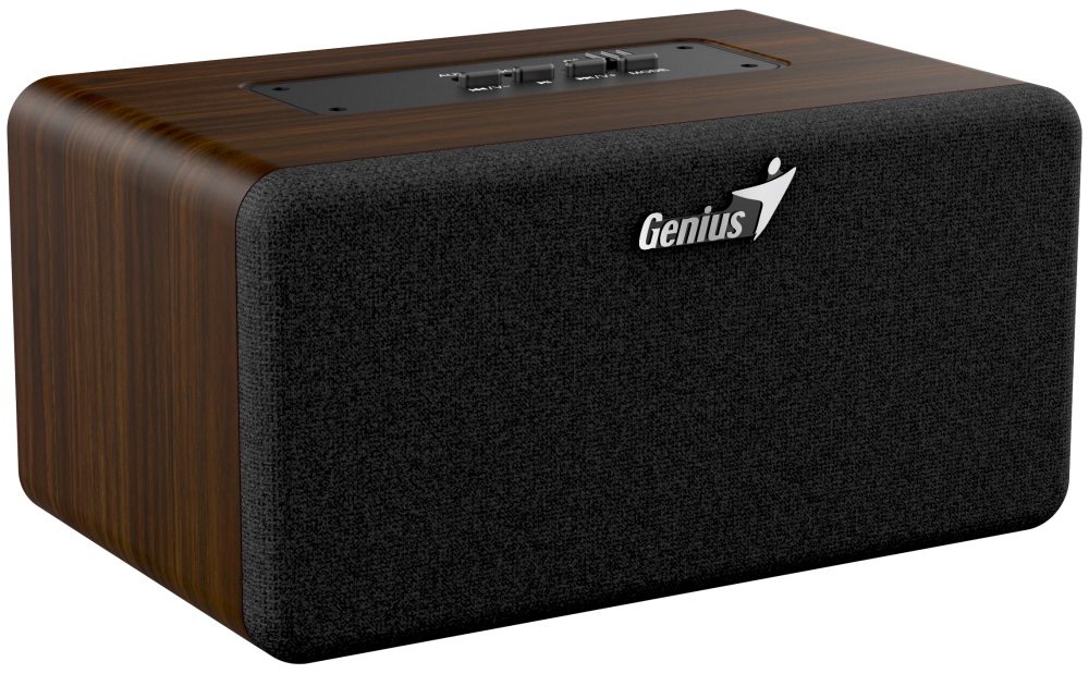 GENIUS repro SP-918BT/ Bluetooth 5.3/ 6W/ dobíjecí USB-C/ barva tmavé dřevo 31730062400