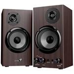 GENIUS repro SP-HF520BT Dark Brown/ 2.0/ Bluetooth 5.3/ 20W/ Dřevěné/ tmavě hnědé 31730054401