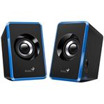 Genius reproduktory SP-U125, 2.0, 3W, modré, regulácia hlasitosti, 3,5 mm jack (USB), 150Hz-20kHz 31730042402