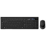 GENIUS SlimStar 8230/ Bezdrátový set Bluetooth + 2,4GHz/ připojení až 3 zařízení/ Copilot/ USB/ černá/ CZ+SK 31340015419