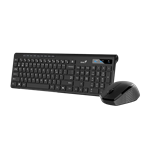 GENIUS SlimStar 8230/ Bezdrátový set Bluetooth + 2,4GHz/ připojení až 3 zařízení/ Copilot/ USB/ černá/ CZ+SK 31340015419