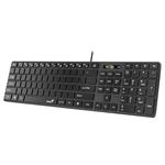 GENIUS Slimstar K500 Education/ Drátová/ Copilot/ USB/ černá 31310058400