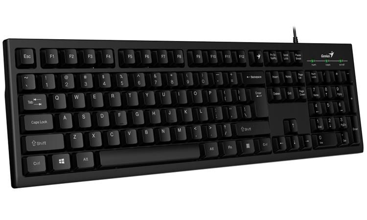 GENIUS Smart KB-100/ Drátová/ USB/ černá/ CZ+SK layout/ SmartGenius App 31300005403