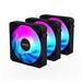 Gigabyte AORUS EZ CHAIN FAN 120, ARGB, black, 3-Pack GP-ECFAN1203
