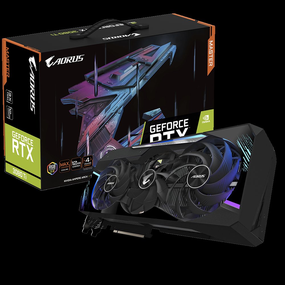 GIGABYTE AORUS RTX™ 3080 Ti MASTER 12G GV-N308TAORUS M-12GD | - ITSK ...