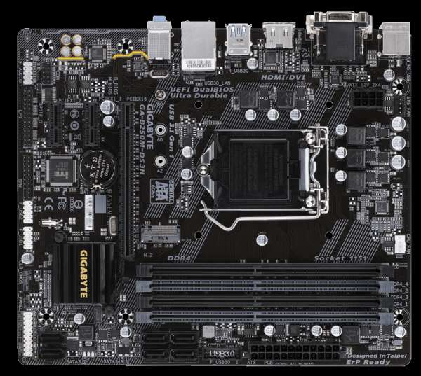 GIGABYTE B250M-DS3H (rev. 1.0) GA-B250M-DS3H